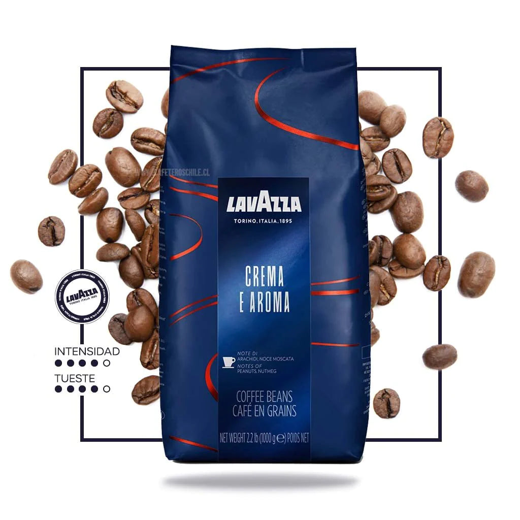 Café crema y aroma en grano